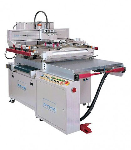 photo of ATMA AT-80PP/G ELECTRIC FLAT SCREEN PRINTER WITH GRIPPER TAKE-OFF